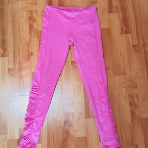 Yoga pants neon pink